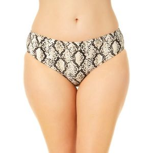Snake Print Swim Bottoms